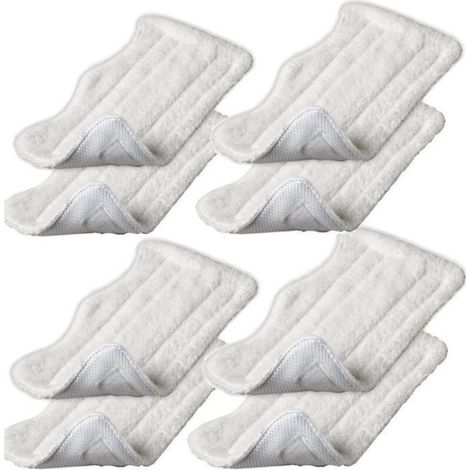 Lingettes Microfibre - Pour Balai Vapeur - Compatible S3101 S3202 S3250 S3251 - Lot De 6 (1/4)