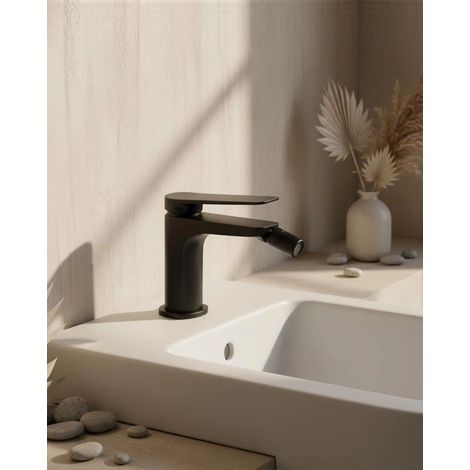 Exagonshop Rubinetto miscelatore bidet senza scarico in ottone