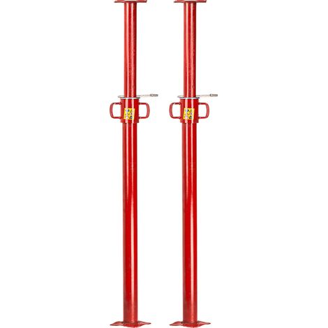 2x Bausprieß Stahlstütze 170-280 cm Baustütze Sprieß Teleskopstütze Deckenstütze (1/5)