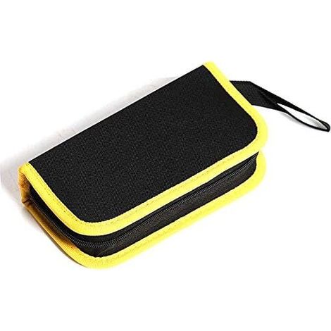 Borsa portautensili, organizer per riporre gli attrezzi e i pezzi di ricambio - Multifunzionale e pratica - Borsa portaoggetti portatile per elettricisti (grande) (1/5)