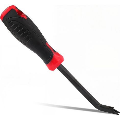 1 - Extracteur De Clous - Outil En U - Pour Tapis Bois Parquet Meubles - Acier Inoxydable - Poignée Antidérapante - Noir - 20x3cm