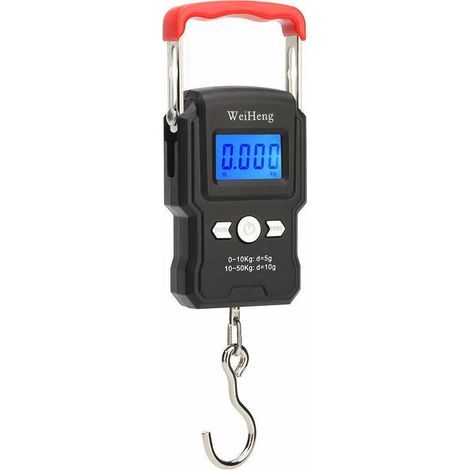 Hanging Hook Scale, Double Precision, LCD Backlight, 50Kg / 5G (1/5)