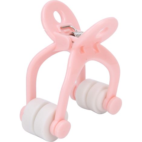 Clip Redresse Nez pour Ajuster la Forme, Rehausseur de Pont Nasal Siming Beauté Rose (1/5)