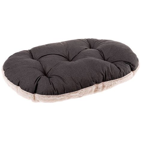 Coussin pour chien Relax 43 x 30 cm – Double face en coton et peluche – Lavable en machine – Confort optimal pour animaux (1/5)