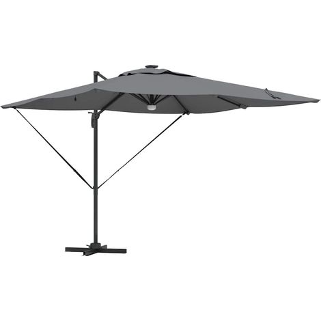 Parasol Roma Anthracite 286 x 284 x 270 cm (1/5)