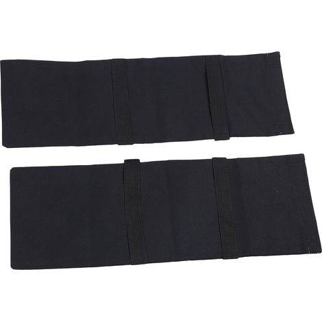 Sac de pesée pour pied de parasol remplissable, sac de lest extérieur imperméable 22kg, lest arqué pour support de parasol, 2 sacs 61x22cm en toile (1/5)