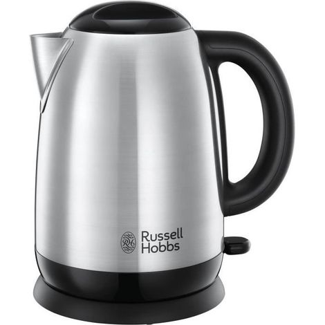Bouilloire électrique Russell Hobbs Adventure 23912-70 1,7 L 2400 W Noir Argent (1/5)