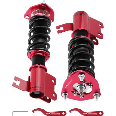 2pcs Front Coilovers Adjustable for Nissan S13 180SX 200SX 240SX 89-98 (1/5)