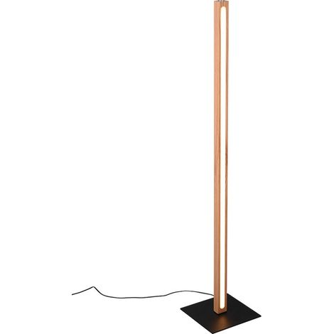 Lampada da terra LED Bellari legno chiaro Trio 426410130 (1/5)