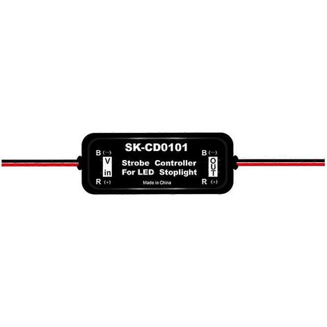 Module de clignotant stroboscopique pour feu stop LED de voiture, 12V-16V. (1/5)