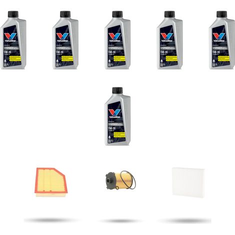 Kit tagliando 3 FILTRI e 6L OLIO compatibile con Volvo V60 II 2.0 T8 Hybrid 287kw Cross Country Dal 2018 (1/5)