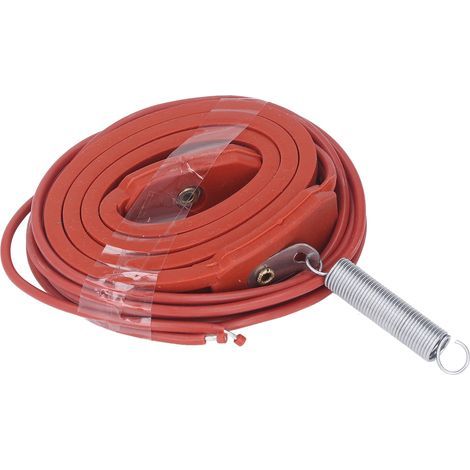 Silikon-Heizband, flexibel und wasserdicht, Ni-Cr-Legierungsdraht, Gummiband für Rohrleitungen, 40 W, 220 V (1/5)