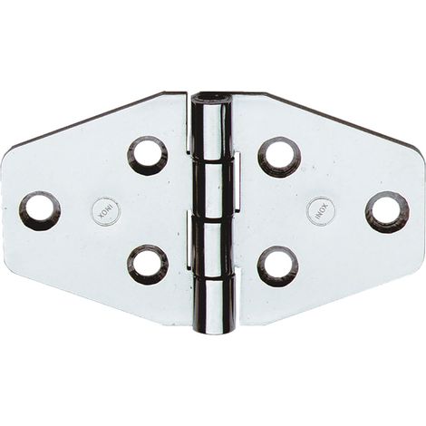 CERNIERA IN ACCIAIO INOX ART.854IN mm 40 x 70- 24 pezzi  - ALDEGHI LUIGI