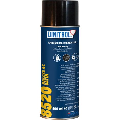 Laque de Finition D-8520 Noir Satiné pour Carrosserie Automobile (1/2)