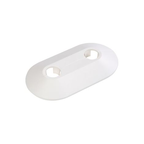 Flamco Rosone doppio RVD 16/50 bianco, plastica, 12570