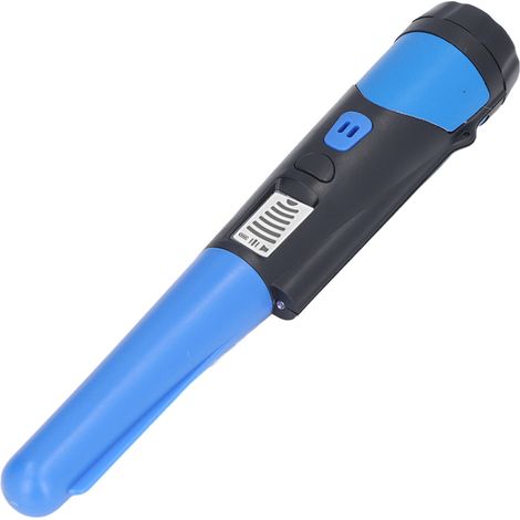 Détecteur de métaux haute sensibilité avec écran LCD et lampe torche (bleu) (1/5)