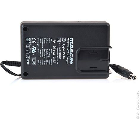 Mascot - Chargeur NiCd/NiMH 10 à 20 cellules/0.9A 110-230V Mascot 2216 (1/3)