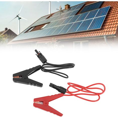 Câble MC4 pour panneau solaire vers grosse batterie, section 2,5 mm², calibre 12 AWG. (1/5)