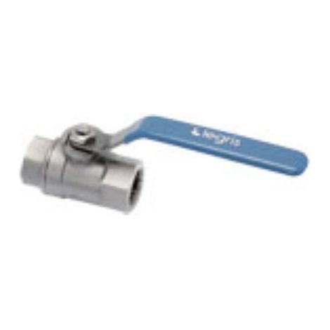 Robinet à boisseau sphérique manuel, 15.25mm en Acier inoxydable BSP 3/8" Vanne d'appareil ( Prix pour Paquet de 5 )