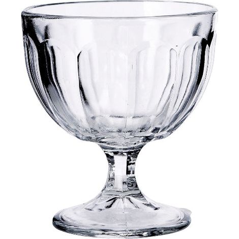 Regalo Italiano Set 3 Coppe Gelato Owen 420 Ml D 11 Cm H 12 Cm Vetro