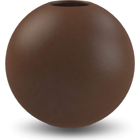 Vase sphérique, en céramique, Coloris café, 10 cm (1/5)