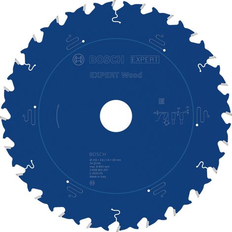 Bosch EXPERT Wood Kreissägeblatt 216x30 mm Z24 - 2608902207 (1/3)