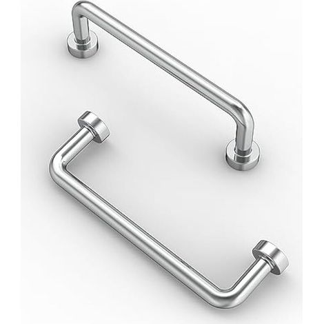 10 pièces Poignee de Meuble Cuisine Chrome pas de trou de 96 mm, Poignées de Placard Poignées de Cuisine Poignées de Tiroir de Meubles, pour Bureaux, Tiroirs, Armoires, Placard (1/4)