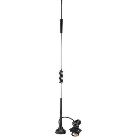Antenne Extérieure 18dBi Haute Performance 4G/3G/GSM LTE avec Base Magnétique 700-2700MHz 36cm (Câble 5m) (1/5)