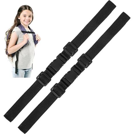 Lot de 2 Sangle de fixation, 2cm x 50cm, non-élastique, boucle rapide, robuste. Idéale pour arrimage sécurisé, camping, bagages et transport. (1/5)