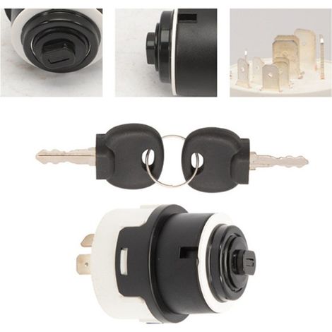 8838-005442 000652356 Universal Ignition Switch 12V Ignition Switch Lock Cylinder Assembly (1/5)