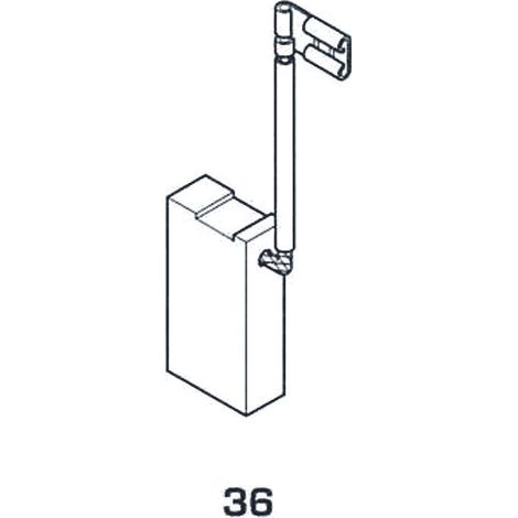 Spazzole a carboncino per elettroutensili modello 36 - dewalt 1707 mm.6x12,5x24h.