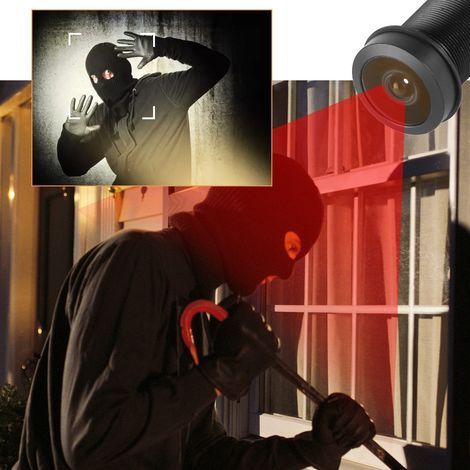 Objectif Fisheye 5MP HD 180° Grand Angle 1/2.5" pour Caméra de Surveillance CCTV (1/5)