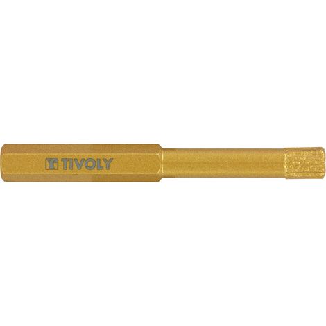 Tivoly • 1 Foret Céram Diamond Dry Technic, Ø 6 mm (1/4)