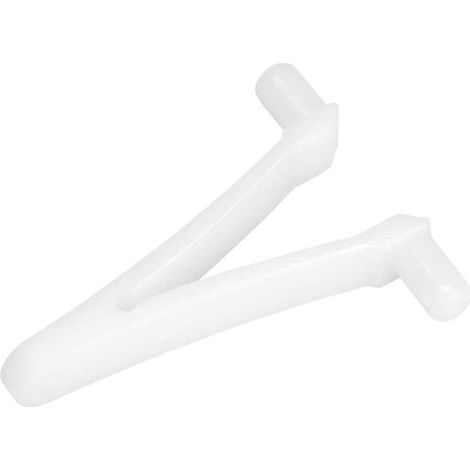 Clip de mariposa para piscina (6 unidades) para cepillo de piscina, rastrillo de hojas, recogedor de hojas y cabezal de aspiración compacto.