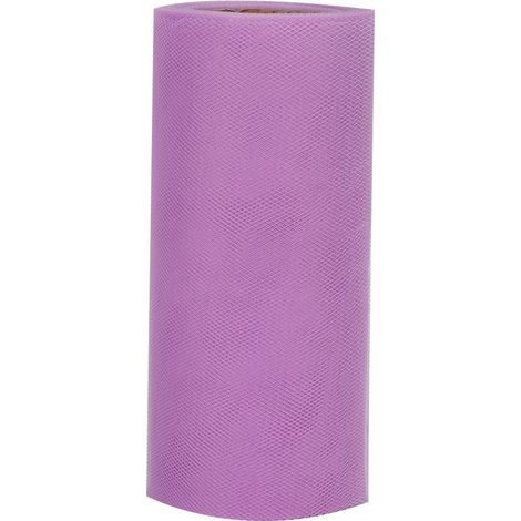 de table en tulle rose pâle pour tables rondes ou