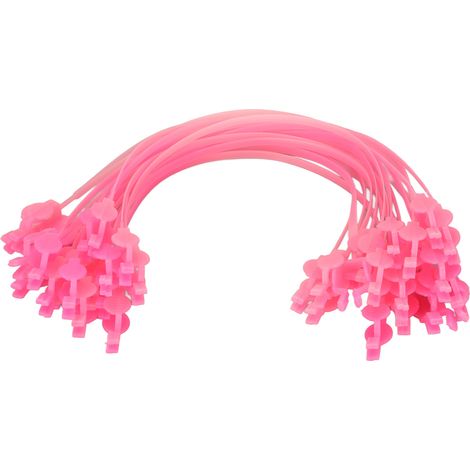 Pince pour serviette dentaire rose, clip flexible en plastique résistant pour bavette dentaire, accessoire de cabinet dentaire anti-stress délicat. (1/5)