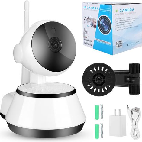 Caméra IP WiFi 720P HD Surveillance sans fil, vision nocturne IR, 100-240V, sécurité intérieure/extérieure. (1/5)