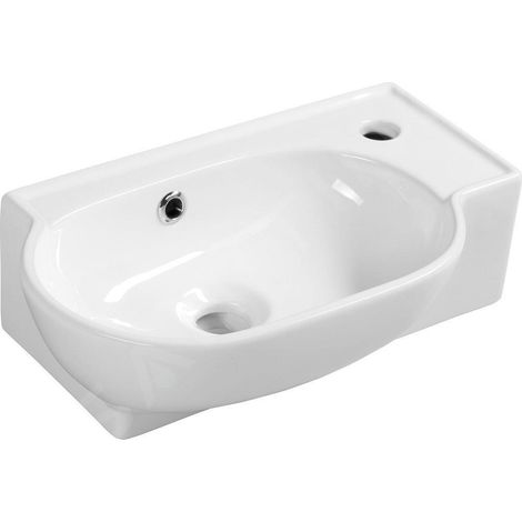Sapho Small - Lavabo Yumo 45x28 cm, blanc 3045 (1/5)