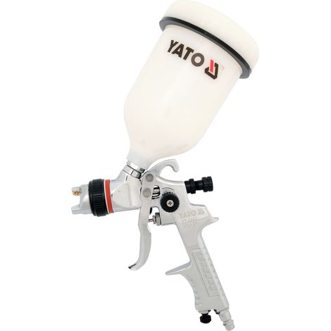 Yato pistola de pulverización blanca 600 ml aluminio (1/4)