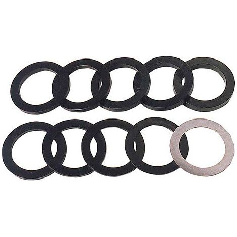 Leman – Jeu de 10 bagues millimétriques 1 à 10mm D.45 Al.30 – Pour toupie à bois – Précision et robustesse – Vendu par 1 (1/3)