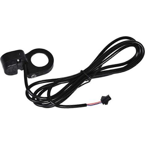 Bouton de klaxon pour vélo électrique/scooter longueur du câble : environ 150 cmnoir (1/5)