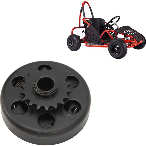 Embrayage de karting, pignon et chaîne pour moteur 168/170 cm³, débrayage automatique à sec, embrayage 18 dents. (1/5)