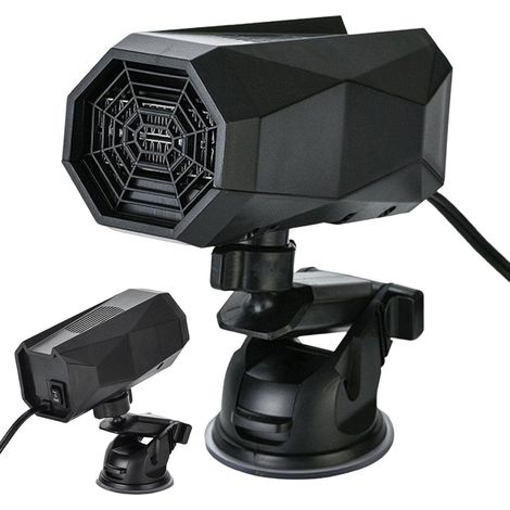 Dégivreur de Pare-Brise - Désembueur et dégivreur de Pare-Brise Portable 12 V 150 W  Ventilateurs de Chauffage de Voiture d'hiver à Base rotative à 360 degré