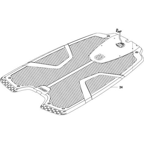 LADESTATIONSPLATTE 595283601 ORIGINAL HUSQVARNA