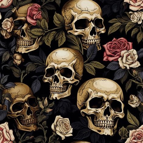 Tela decorativa para exteriores Oxford - Motivo de calavera I DX4139 (1/5)