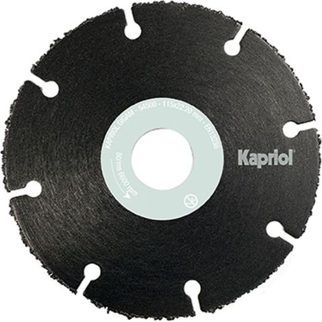 DISCO MULTIUSO EXPERT SMERIGLIATRICE PER LEGNO PVC CARTONGESSO Ø230cm KAPRIOL (1/2)