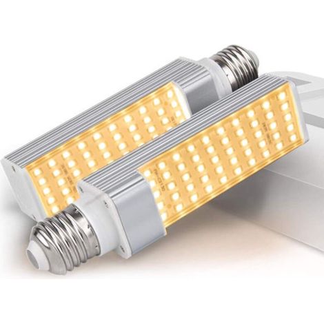 Lampes de culture LED 50 W (2 unités) - Spectre complet, culot E27 remplaçable (modèle 2025). (1/5)