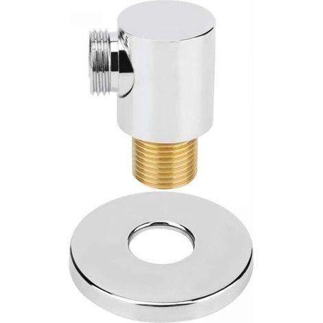 Raccord de tuyau de douche, accessoires de salle de bain muraux, support de bras de douche à main réglable (1/4)