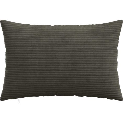 vidaXL Funda de almohada 2 pcs HEERLEN Gris antracita 50 x 75 cm pana (1/2)