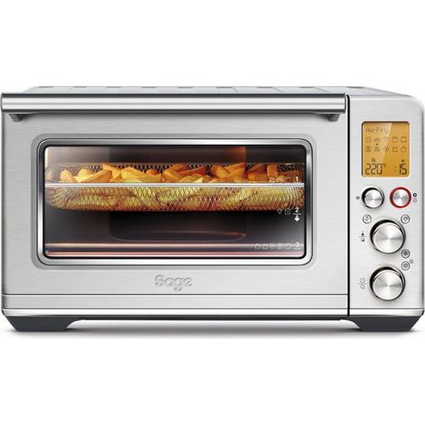 Backofen 22 L Edelstahl - Der Smarte Ofen mit Heißluftfritteuse - Sov860bss4eeu1 - Salbe (1/2)